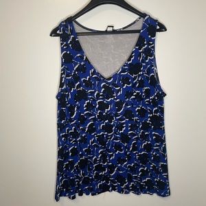 TORRID Blue Black Tank Size 3